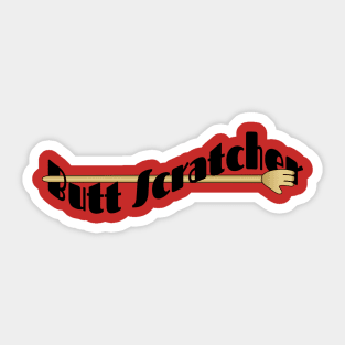 butt scratcher Sticker